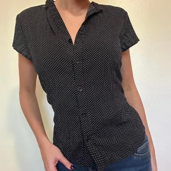 Vintage polka dot top adorable - Picture 4 of 5